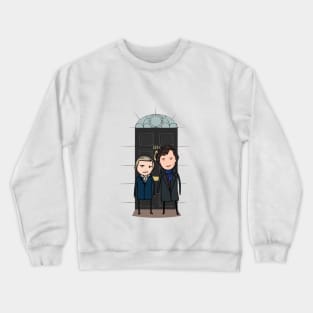 Sherlock and Watson at 221B Baker street Crewneck Sweatshirt